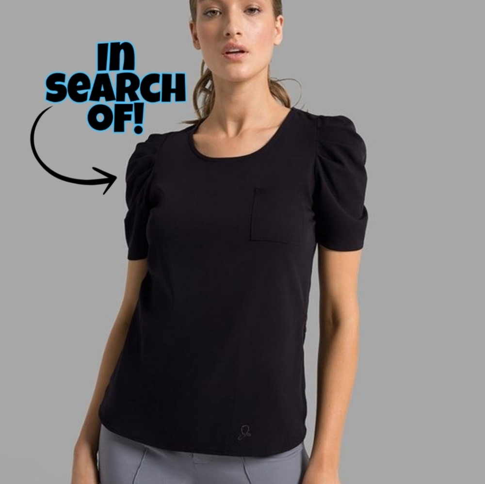 ISO medium Jaanuu ruched sleeve top